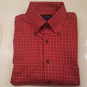 Scott Barber Garnett & Gold Box Check Shirt